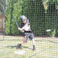 Jugs Small-Ball Pitching Machine with 2-Dozen Small-Balls—1-Dozen White and 1-Dozen Vision-Enhanced Yellow. Hitting Big. Throws fastballs or Overhand Curves., JUGS Blue