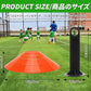 BiAnYC 25/50/100 Pcs Pro Disc Cones - Training Cones Agility Soccer Cones with Carry Bag for Training, Soccer, Football, Basketball,Kids and Other Sports and Games(5 Colors)