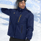 WENRONSTA Men's Ski Snow Jacket Winter Coat Warm Waterproof Windbreaker Mountain Snowboarding Hooded Hiking Traval
