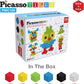 PicassoTiles 100pcs 0.5” Pixel Magnetic Puzzle Cube Mix & Match Cubes Sensory Toys STEAM Education Learning Building Block Magnets Children Construction Toy Set Stacking Magnet Creative Kit PMC100