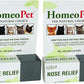 HomeoPet Feline Nose Relief, Safe and Natural Nasal and Sinus Medicine for Cats, Natural Pet Medicine, 15 Milliliters- Pack of 2
