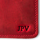 PEGAI Personalized Leather, Passport Holder For Travel | Handmade Passport Wallet Cover Case | Travel Document Holder, Passport Cover for Men, Women, and Family | Pike (Rose)
