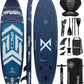 UPWELL 11'6"×35" Extra Wide Inflatable Paddle Board, Stand Up Paddle Board for Youth & Adults, Stable Design, Premium SUP Accessories, 120L Backpack, 10L Dry Bag, Paddle, Leash, Hand Pump, US Fins