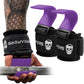 Gymreapers Weight Lifting Hooks (Pair), Heavy Duty Power Wrist Straps Hand Grip Support For Deadlifts, Pull Ups, Shrugs - Gym Gloves For Men and Women