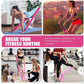 Resistance Bands, Exercise Bands, Physical Therapy Bands for Strength Training, Yoga, Pilates, Stretch Elastic Band with Different Strengths, Workout Bands for Home Gym