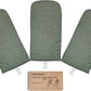 ROODO Pet Stroller Inner Pad for Exclusive Use,Original,Replaceable,Easy to Clean,Set of 3 pc(Cationic ash)