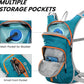 Nepest Hydration Pack Backpack for Women & Men, Lightweight Water Backpack with 2L Water Bladder for Hiking Cycling Running Biking