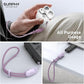 SURPHY 2 Pack Phone Lanyard for Cellphone Case, Phone Wrist Strap for Case, Cellphone Strap with 2-Color Braided, Charm Wrist Lanyard for Women and Men, Lilac & Lilac Purple