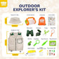 TOY Life Kids Explorer Bug Catcher Kit with Safari Costume, Binoculars Kids Outdoor Toys, Bug Toys, Butterfly Net, Camping Set Outdoor Activities Adventure Kit Nature Exploration Gifts Kid Ages 3-12