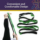 SPECIAL SUPPLIES Yoga Strap for Stretching, Stability Training, Fitness, Flexibility, Physical Therapy, Home Workout Equipment, Strength Training, and Pilates (Green)
