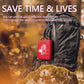 Small First aid Kits,Travel First Aid Kit with Labelled Compartments Molle System Compact Medical Kit for Car, Hiking, Backpacking, Camping, and Cycling