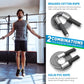 Weighted Jump Rope for Men, Women (1.5LB) - Alloy Steel Handles, Speed Skipping Rope, Gym,Indoor/Outdoor - Fitness, Workout, Boxing - Solid PVC & Cotton Rope