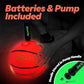 GlowCity Glow in The Dark Basketball for Teen Boy - Glowing Red Basket Ball, Light Up LED Toy for Night Ball Games - Sports Stuff & Gadgets for Kids Age 8 Years Old and Up. Great Gift for Boys & Girls