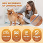 7.5 Inch Professional Stainless Steel Pet Grooming Comb for Dogs & Cats, Wide & Dense Teeth for Removing Tangles, Knots,Undercoat,Flea,Excess Hair, Rounded Corners Design for Safe,Metal Dematting Tool