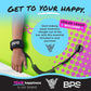 BPS 'Storm' Bodyboard with Premium Coiled Leash - Lightweight with EPS Core, Durable for All Wave Conditions
