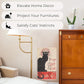 Sisal Cat Scratcher Mat (Use on Wall, Couch and Carpet), Durable and Shedding-Resistant Cat Scratching Surface - 21.7x13 inch with Adhesives and Twist Pins (The Black Cat Vintage Poster)