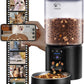 Automatic Cat Feeder with 2K HD Camera: 5G WiFi Automatic Dog Feeder with Sealed Outlet,Cat Food Dispenser with Freshness for Multiple Pets,Detachable for Easy Clean-21 Cup (5L Food Storage)