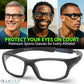 BLUE CUT Sports Protection Goggles, Photochromic Lenses Safety Glasses for Basketball, Pickleball Indoor Outdoor Sports