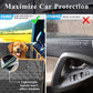 Dog Car Seat Cover for Back Seat, Hard Bottom Car Seat Cover for Dogs with Door Protectors for Traveling and Camping with Pets, Dog Car Seat Waterproof and Scratch-Resistant, Suitable for Cars