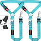 Removable Dog Seat Belt Harness for Car, 3 in 1 Pet Dog Car Seatbelt Leash, Retractable Restraint Secures to Vehicle Headrest & Adjustable Reflective Bungee Dog Seatbelt Tether, Blue