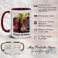 Custom Mug Upload Your Picture Personalized Coffee Mug with Photo Text Name Customized Cup Unique Ideas Gifts for Men Women Mom Dad Girlfriend Boyfriend Friend Family (Dark Red, 11oz)