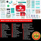 Protect Life Survival First Aid Kit for Home/Business, Camping Survival Kits | Mini Travel First Aid Kit | Camping Equipment | Small Kits for Car | Outdoor Emergency Survivals Pack - 250pcs