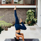 YOGA DESIGN LAB | The Combo Yoga Mat | 2-in-1 Mat+Towel | Eco Luxury | Ideal for Hot Yoga, Power, Bikram, Ashtanga, Sweat | Studio Quality | Includes Carrying Strap!