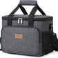 Lifewit Large Lunch Bag Insulated Lunch Box Soft Cooler Cooling Tote for Adult Men Women, Dark Gray 24-Can (15L)