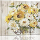 Sunflower Bathroom Pictures Wall Art, Simple Blessed Floral Bathroom Wall Decor, Flower Framed Painting Canvas Artwork for Bedroom Living Room Decorations 24"L x 16"W