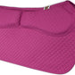 ECP Equine Comfort Products Thermoregulating Western Saddle Pad, Machine Washable Contoured Fit, Water Absorbing, Therapeutic, Shock Absorbing with Adjustable Memory Foam Shims
