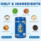 Falcon Organic Vegan Protein Powder Vanilla, 24g Protein, Sugar Free, Probiotics, Low Carb, Keto Friendly, Dairy Free, Lactose Free, Non Whey, Plant Based Pea Protein Powder - 18 Servings