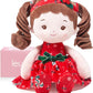 Soft Baby Doll Toys for Girls (12''), My First Christmas Dolls, Baby Rag Doll Plush Toys for Toddler Kids Infants -Baby Jinglebelle-Christmas Limited Edition