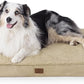 Bedsure XL Dog Bed for Crate - Large Orthopedic Flat Pet Beds with Removable Washable Cover, Egg Crate Foam Crate Mat, Suitable for Pet Up to 90 lbs