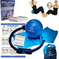 at Home Pilates Kit Featuring Ring, Ball, Band, and Workout Cards. Ultimate at Home Pilates Workout Set..