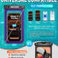 Hiearcool Universal Waterproof Phone Pouch, Dry Bag Compatible for iPhone 17 16 15 14 13 Pro Max XS Plus Samsung Galaxy S22 Cellphone Up to 8.3", IPX8 Water Proof Cell Phone Case for Beach-2Pack
