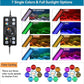 hygger 0.5-3 Gallon Small Aquarium LED Light for Fish Tank Full Spectrum Lighting with 24/7 Day-Night Cycle & Auto On/Off Timer, Adjustable Brightness, 7 Colors Options, Extendable Bracket Plant Light