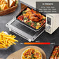 Nuwave Bravo Pro Smart Air Fryer Toaster Oven Combo, Airfryer Convection Oven Countertop, 10-in-1 Functions with Quicker & Even Crisp Technology, 1800W, 50-450°F, PFAS-Free, 21QT, Vanilla Cream