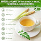 FreshDrinkUS, Premium 135 Tea Bags Tulsi Moringa Lemongrass, 100% Natural & Pure from Tulsi Holy Basil Leaves, Moringa & Lemongrass. Made with Natural Material Tea Bags. No Sugar, No Caffeine, Vegan.