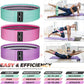 Renoj Resistance Bands, Yoga Starter Sets for Women and Men, 3 Set of Stretch Exercise Workout Bands for Booty Legs, Elastic Pilates Flexbands