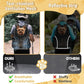 WOYYHO Pet Dog Carrier Backpack Small Dog Front Backpack Ventilated Mesh Dog Travel Back Pack with Safety Belt for Travel Hiking Cycling Outdoor Adventures (Size M: 5-9 lbs, Black)