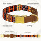 AirTag Dog Collar for Small Medium Large Breed - Adjustable Cute Pattern Dog Collar with Airtag Holder - Soft Leather Tracker GPS Apple Air Tag Pet Collars (X-Large, 20"-25" Neck Fit, Western)
