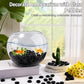 Black Glass Marbles, 0.97 LB Flat Glass Beads for Vases, Mosaic Gem Pebbles for Aquarium Decor, Floral Arrangements Vase Filler Smooth Mancala Stones and Crafts Approx. 80-100PCS