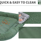 KHONSU PET Durable Dog Bed Tough and Tear Proof Dog Crate Bed, 800lbs Tear Strength PVC-Backed Waterproof Ped Bed Mat Indoor & Outdoor Use for Dogs up to 35 lbs