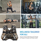 ZELUS Weighted Vest, 6lb/8lb/12lb/16lb/20lb/25lb/30lb Weight Vest with Reflective Stripe for Workout, Strength Training, Running, Fitness, Muscle Building, Weight Loss, Weightlifting
