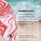 41” Skipper Skimboard with High Gloss Coat Wooden Skim Boards for Beginners, Teenagers and Adults Beach Skimboard 3 Color Traction Pad to Choose