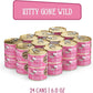 Weruva Cats in The Kitchen, Kitty Gone Wild with Wild Salmon Au Jus Cat Food, 6oz Can (Pack of 24)