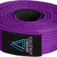 BJJ Belt for Men & Women Brazilian Jiu Jitsu Belt with Ranking Stripes Sleeve Bar Kids Jiu Jitsu Gi Belt