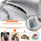 Tomkas Small Dog Sling Carrier - Zipper Pocket & Adjustable Strap - for 3-10 lbs Pets(Grey) Puppy