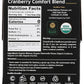 Buddha Teas - Organic Cranberry Comfort Blend - Herbal Tea - For Health & Wellbeing - With Antioxidants & Minerals - Clean Ingredients - Caffeine Free - OU Kosher & Non-GMO - 18 Tea Bags (Pack of 1)
