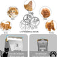 Cat Clippers, Professional Cat Grooming Kit, Cordless Cat Grooming Clippers for Thick Coats, Cat Hair Trimmer, Low Noise Cat Shaver Clippers, Quiet Pet Hair Clippers Tools for Cats Dogs (Gray)